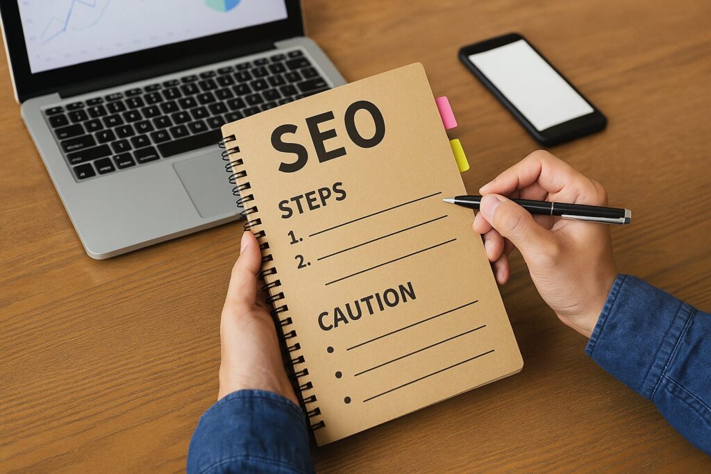 SEO対策を自分で行う手順と注意点